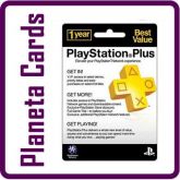 Cartão Psn Plus 12 Meses Us Playstation Plus Planetacards